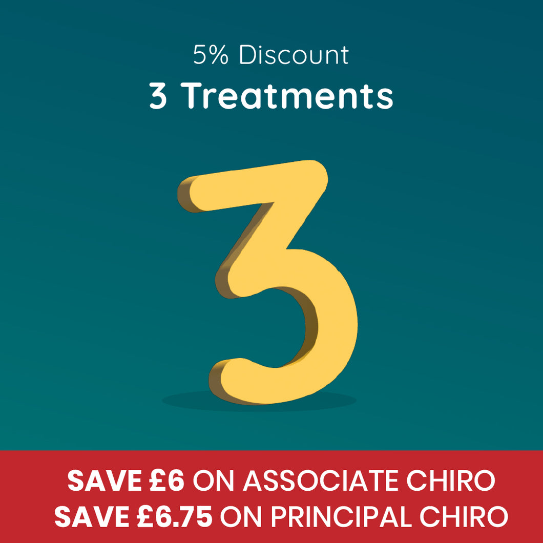 Treatment Package for 3x Chiro/Osteo